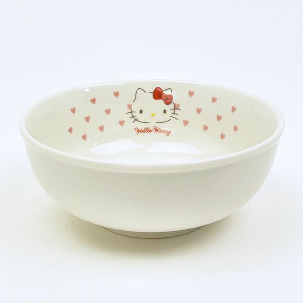 ハート柄にハローキティとタイニーチャームが可愛くデザインされたラーメン丼です。キュートなデザインなのでお子様用にも◎ぜひ同シリーズの食器で楽しくお食事しちゃいましょう♪食洗機・電子レンジ使用可◎