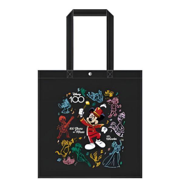 ディズニー 100周年 ミッキー キャンパストートバッグ （ブラック