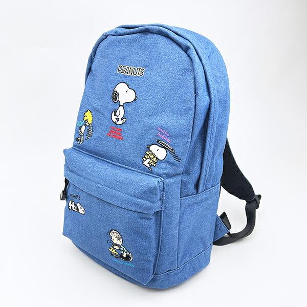 スヌーピー リュック バッグ ライトデニム SNOOPY : パーフェクト 
