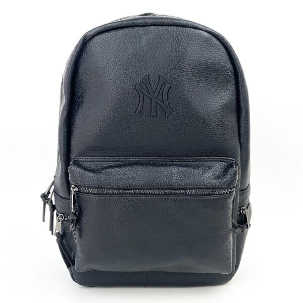 MLB(メジャーリーグ) ヤンキース シボ生地 リュック ブラック) バッグ  