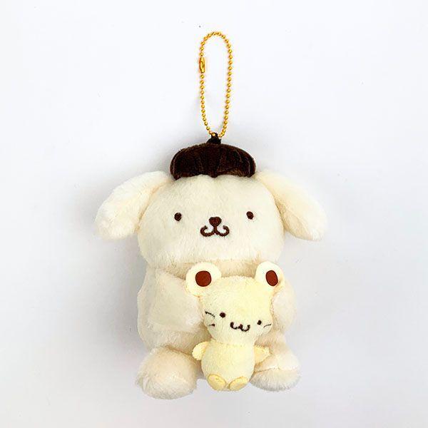 サンリオ ポムポムプリン ペアマスコット ボールチェーン ぬいぐるみ 
