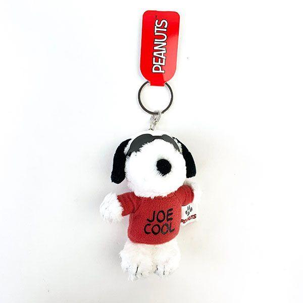 新品未使用 スヌーピー ジョークール マスコット キーチェーン スヌーピー ジョー・クール プチふわマスコット レトロJC キーホルダー