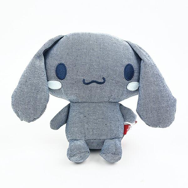 サンリオ シナモロール EDWIN ぬいぐるみ S インテリア デニム コラボ