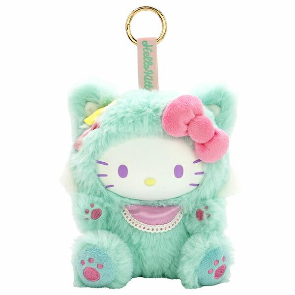 サンリオ ハローキティ ファインフェイスキャット ミント マスコット ぬいぐるみ Sanrio プレゼント