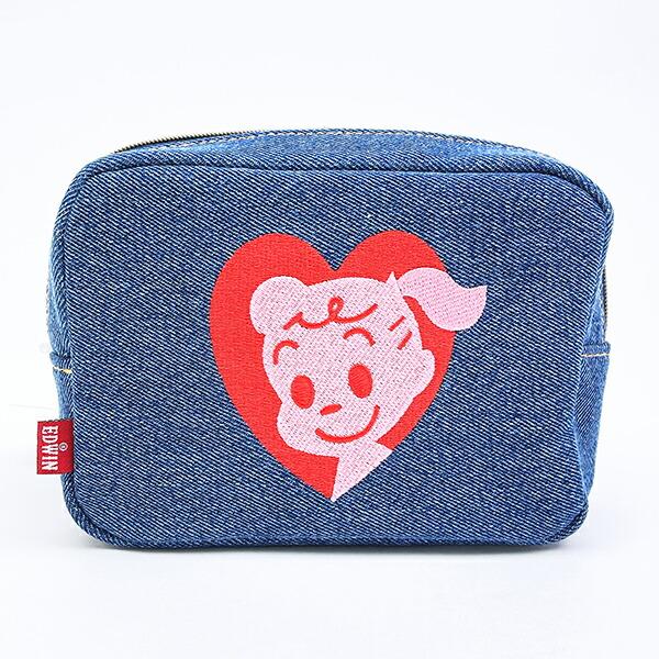 オサムグッズ ジル EDWIN デニムポーチ OSAMUGOODS かわいい