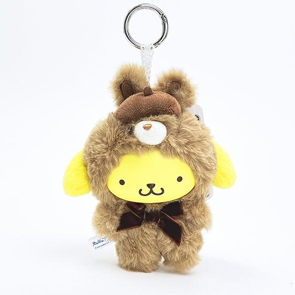 サンリオ ポムポムプリン ファインフェイスミニ マスコット ラテバニー