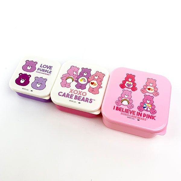 ケアベア シールランチボックス3Pセット 弁当箱 ランチ用品 ランチ