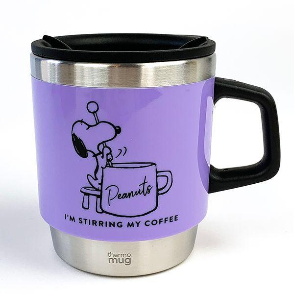 Peanuts スヌーピー サーモマグ コーヒー パープル フタ付マグ マグカップ グッズ 1227 Pb 2804 パーフェクトワールド 通販 Yahoo ショッピング