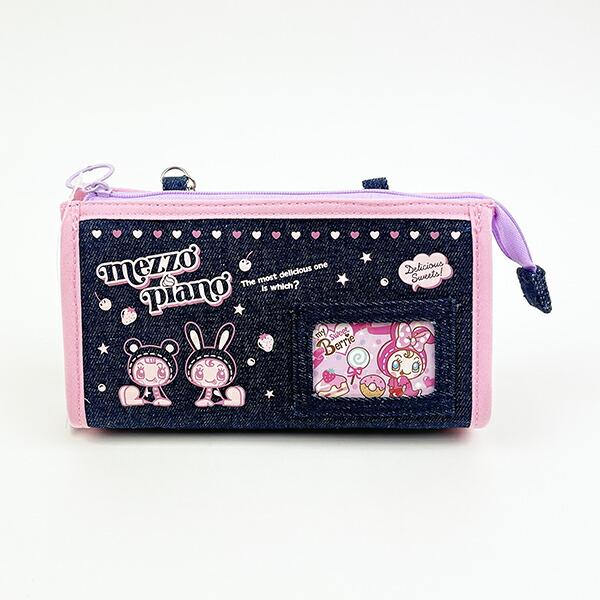 ナルミヤキャラクターズ メゾ ピアノ ジュニア チェーン付デニム