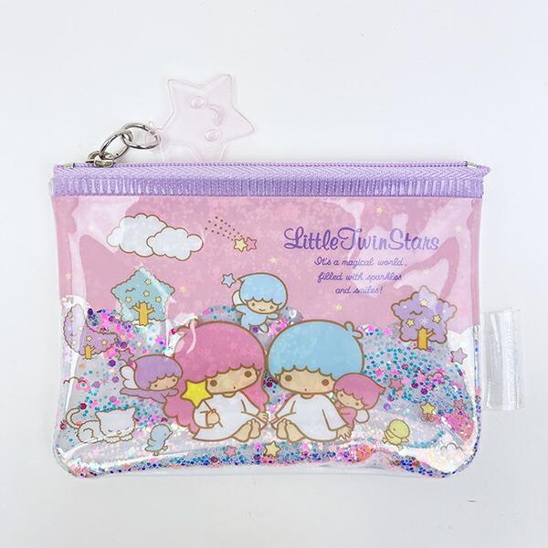 サンリオ リトルツインスターズ キキララ スパンコール入りミニポーチ