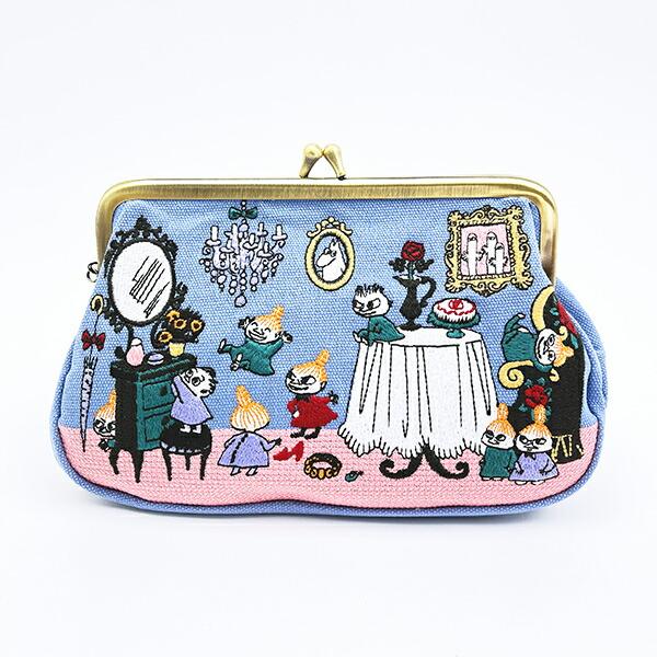 ムーミン リトルミイ 畳刺繍ペンポーチ がま口 部屋 MOOMIN 
