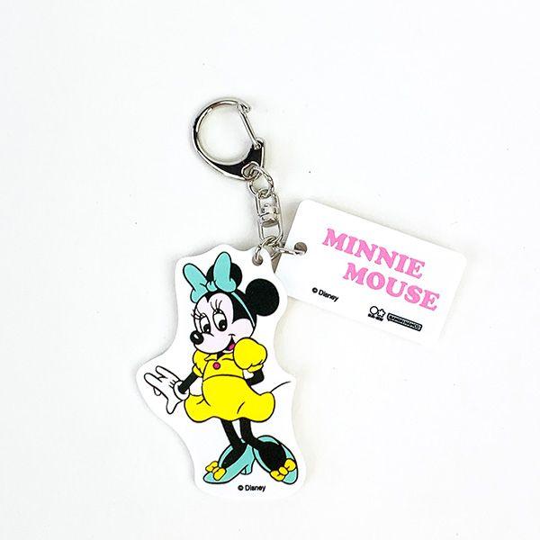 ディズニー ミニー アクリルキーホルダー レトロアートコレクション
