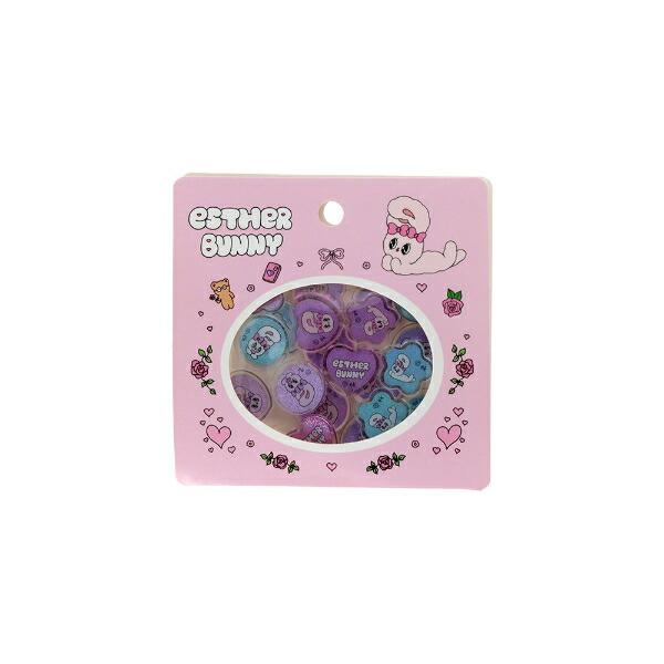 エスターバニー (Esther Bunny) おはじき風シール ピンク 文具