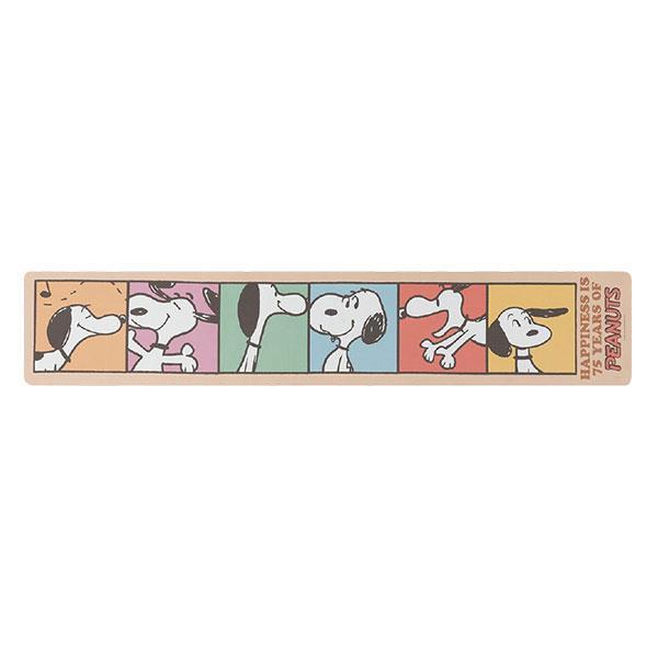 スヌーピー パストスヌーピー ロングマット(45×240cm) PEANUTS 75th SNOOPY おしゃれ