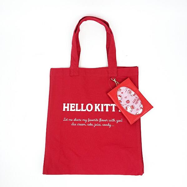 サンリオ ハローキティ キティレッド マルチケース付きトート