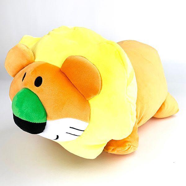 たべっ子どうぶつ らいおん もちもちクッション ぬいぐるみ クッション