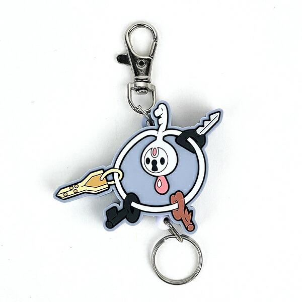 ポケモン　 キーホルダー クレッフィ ポケットモンスター クレッフィ ラバーリールキーホルダー ポケモン