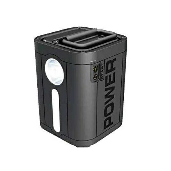 防災グッズ ポータブルマルチ電源 ブラック セルスターター(12V車専用) 26800mAh LEDライト 防災グッズ ポータブルマルチ電源 ブラック セルスターター(12V車専用