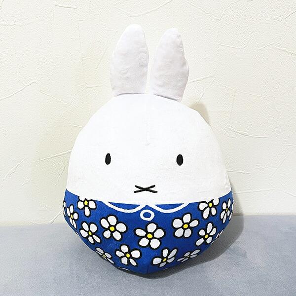 ミッフィー miffy ぬいコロンBIG ブルーフラワー ぬいぐるみ