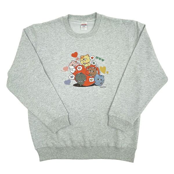 にゃんデレ クルーネックスウェット トップス アパレル