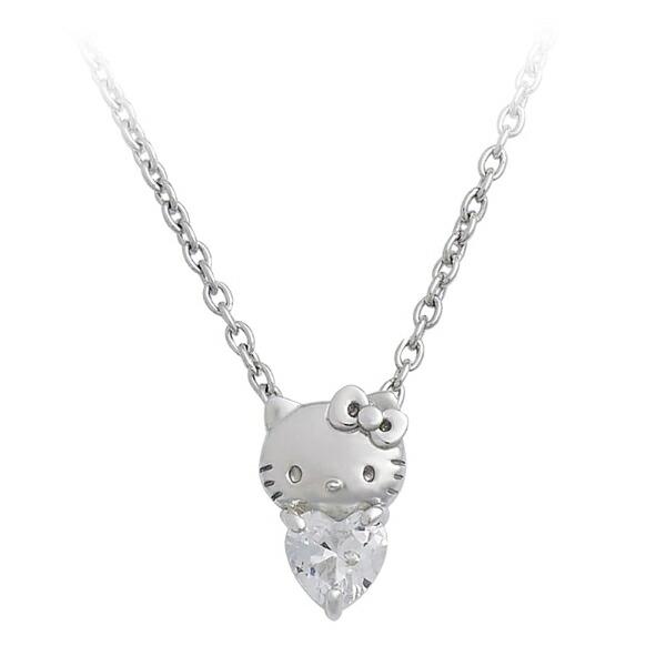 サンリオ ハローキティ シンプルハートネックレス シルバー