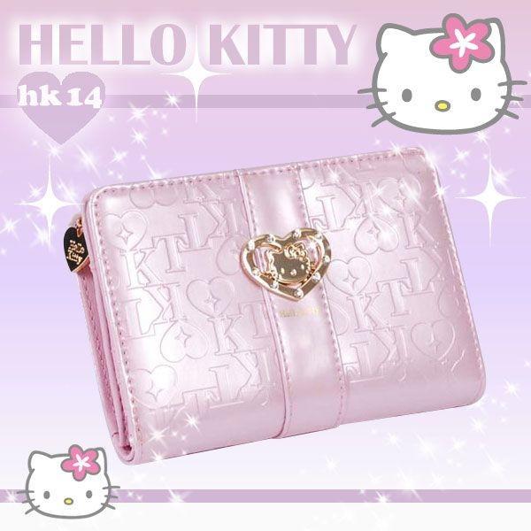 ハローキティ 財布 レディース 二つ折り財布 小銭入付 内側L型 ハローキティ 財布 レディース 二つ折り財布 小銭入付 内側L型
