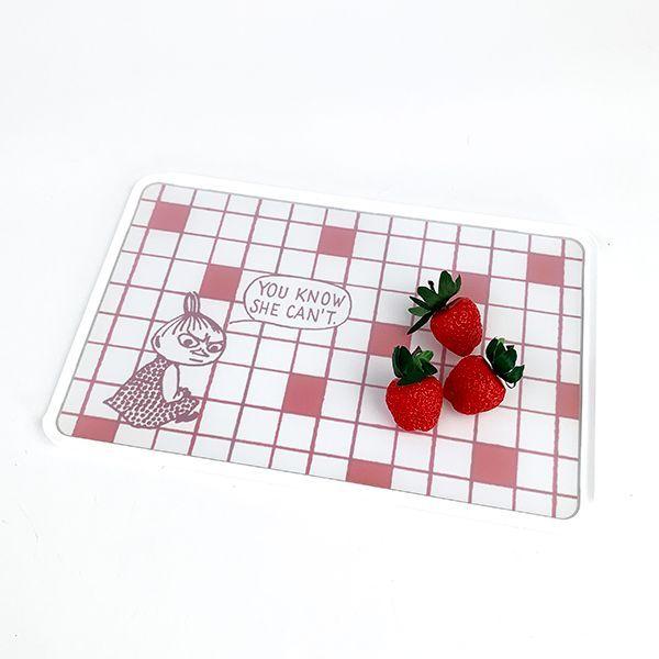 レア☆ムーミン　ガラス　カッティングボード　まな板　アート　ボード　MOOMIN 9/1発売】 『ESSE』10月号特装版の付録はリーフ型 ムーミン
