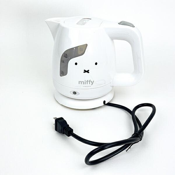 ミッフィー miffy 電気ケトル(0.8L) ホワイト キッチン ミッフィー miffy 電気ケトル(0.8L) ホワイト キッチン