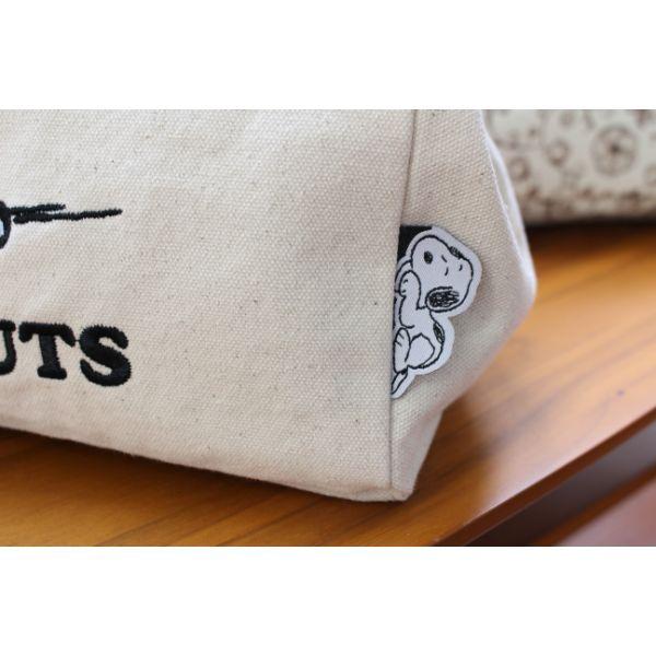 SNOOPY（スヌーピー） PEANUTS サイドボタントートバッグ スヌーピー 