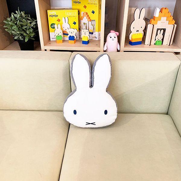 Miffy ミッフィー miffy ヒッコリークッション EDWIN ホワイト