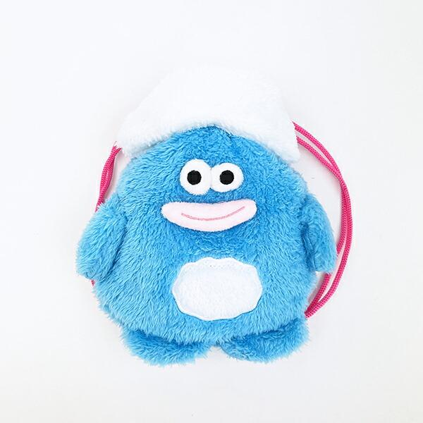 SNS発のキャラクターホイッピ＆ラッピのリバーシブル巾着です。ホイッピ&amp;ラッピは、自由気ままなネコのホイッピと、ホイッピへの愛が強すぎるセーターの毛玉の魔物ラッピの物語を描いたキャラクターです♪ホイッピを裏返すとなんとラッピに変身☆...