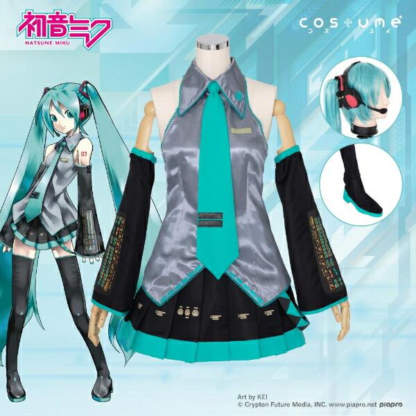 初音ミク コスチュームセット(M-L) コスプレ : パーフェクトワールド