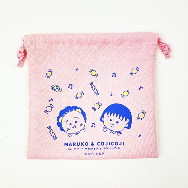 まる子とコジコジの小物の収納に便利な巾着です。コスメやモバイルグッズなど、細かな物をすっきりまとめられて便利☆可愛いデザインなのでバッグに入れておくだけで気分も上がりそう〜♪