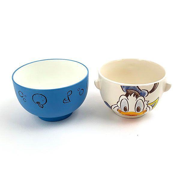 ディズニー ドナルドダック 汁椀茶碗セット 水彩タッチ 食器 お茶碗