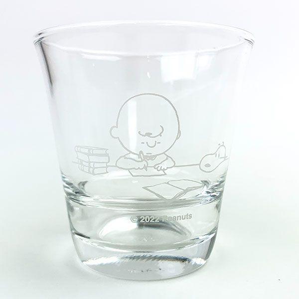 SNOOPY（スヌーピー） PEANUTS スタッキンググラス STUDY CL クリア