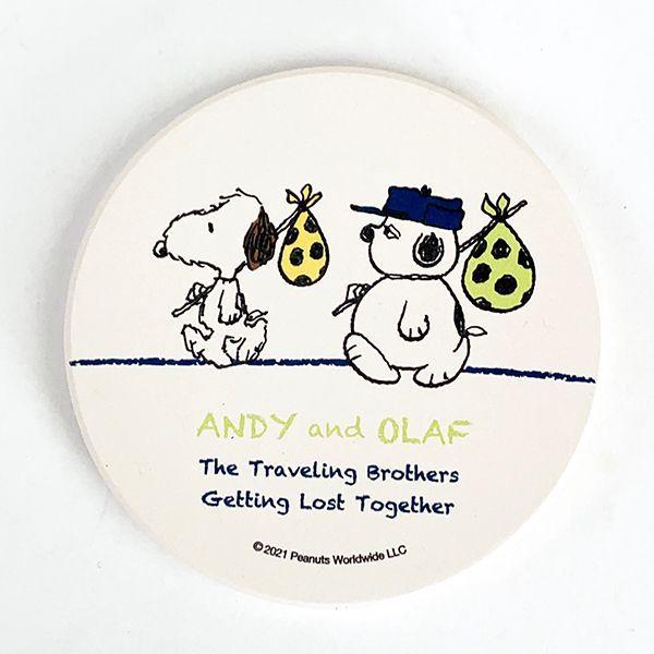 Peanuts スヌーピー 吸水コースター 旅 アンディ オラフ コースター ホワイト 2142 Spy 797 パーフェクトワールド 通販 Yahoo ショッピング