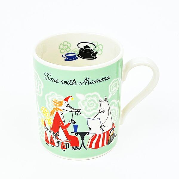 ムーミン マグ Time with Mamma グリーン キッチン マグカップ MOOMIN