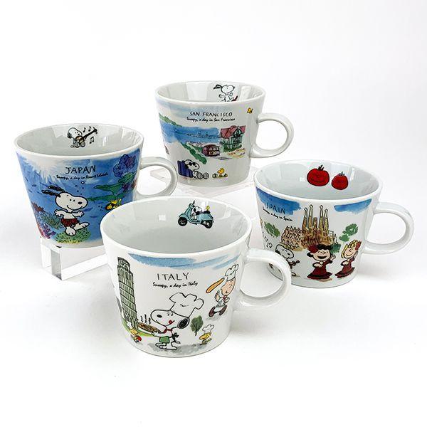SNOOPY（スヌーピー） PEANUTS 世界旅行マグカップ サンフランシスコ