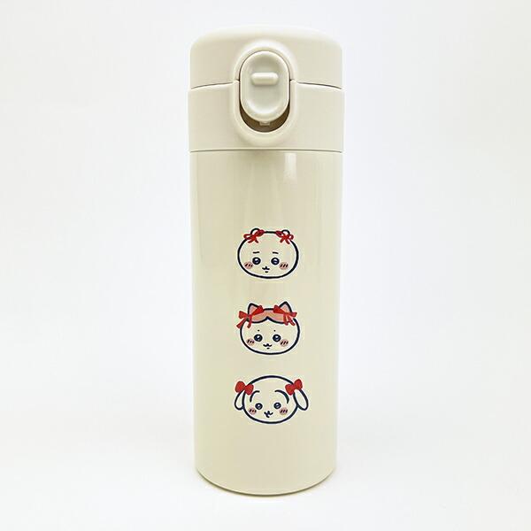 ちいかわ ワンタッチステンレスボトル(350ml) リボン 水筒 ランチ