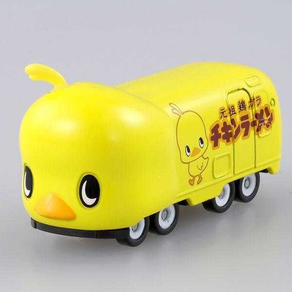 ひよこちゃんバス チキンラーメン ミニカー おもちゃ(オモチャ・玩具