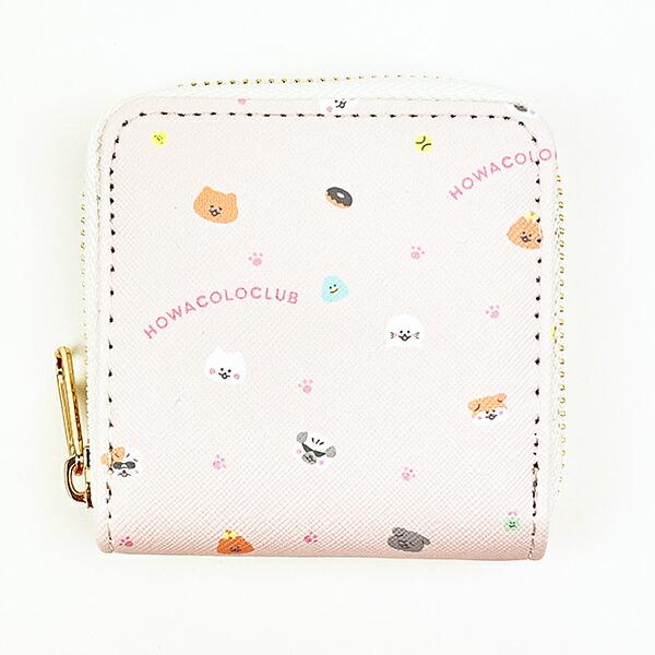 ほわころちゃんとかわいい仲間たちがプリントされたミニ財布です。中のポケットが分かれているのでコインをわけて入れられます。コンパクトだから持ち運びに便利！！