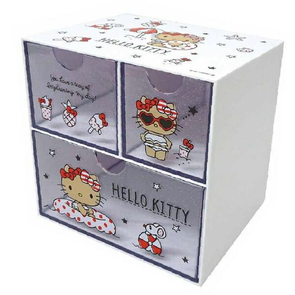 HELLO KITTY キャラクター引き出し収納 楽天市場】［5％OFFクーポン］ キャラクターチェスト ハロー