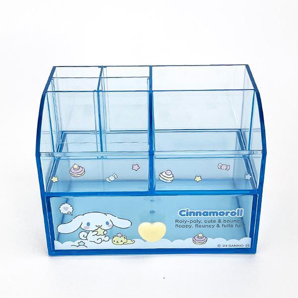 サンリオ シナモロール コスメケース 収納ボックス インテリア 化粧品