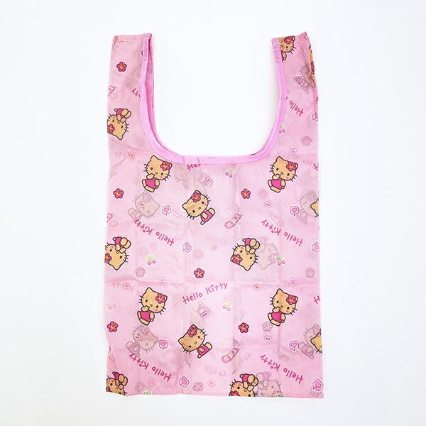 サンリオ 日焼けキティ 巾着収納プチエコバッグ ピンク Sanrio