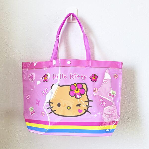 サンリオ 日焼けキティ ビニールバッグ プール キッズ Sanrio 