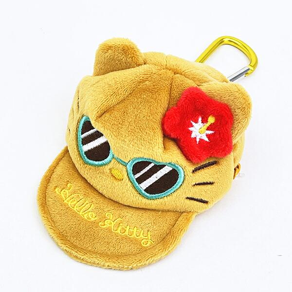 サンリオ 日焼けキティ 帽子型ポーチ レッド Sanrio : パーフェクト