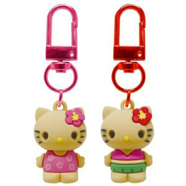 サンリオ 日焼けキティ PVCペアキーホルダー Sanrio : パーフェクト