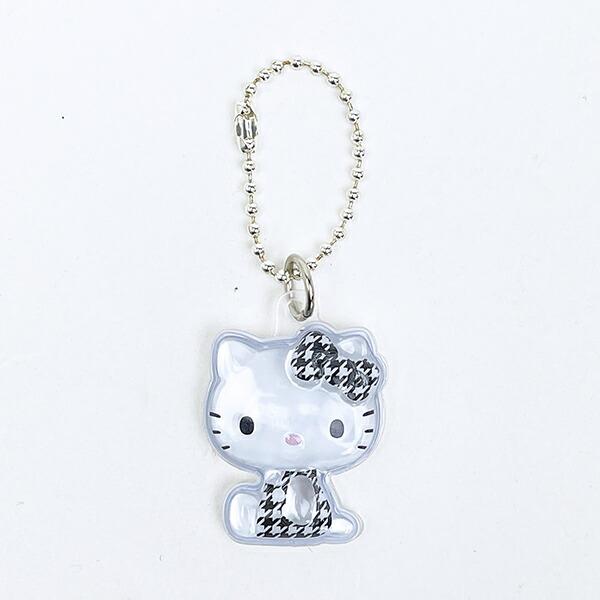 サンリオ ハローキティ 千鳥格子(ブラック) ぷっくりったいプチボール