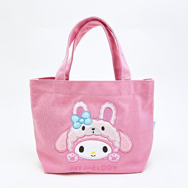 サンリオ マイメロディ (ウサギ) ミニトートバッグ ランチ バンザイ