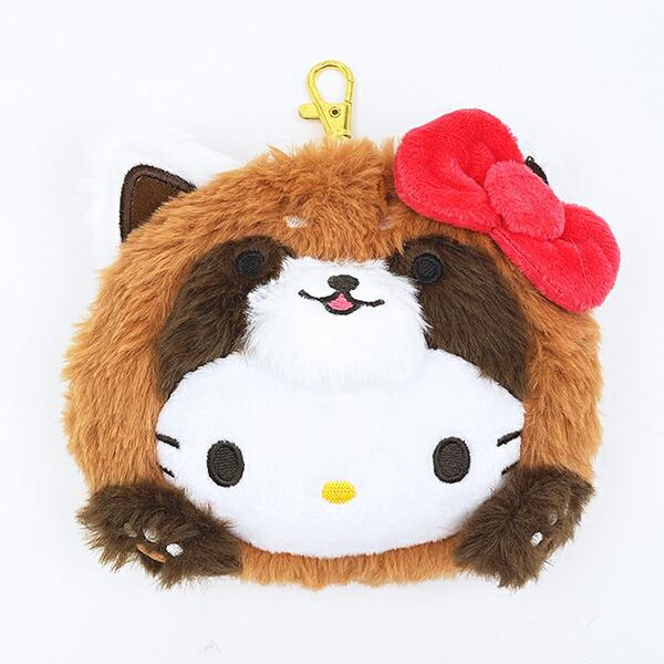 サンリオ ハローキティ (レッサーパンダ) フェイスパスケース 定期入れ